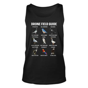 Birds Drone Field Guide They Aren’T Real Unisex Tank Top | Mazezy