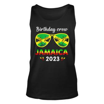 Birthday Crew Jamaica 2023 Girl Party Matching Unisex Tank Top | Mazezy