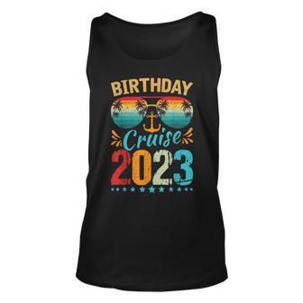 Birthday Cruise Squad Birthday Party Cruise Squad 2023 Unisex Tank Top - Thegiftio UK