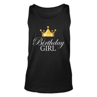 Birthday Girl Queen Crown Limited Edition Unisex Tank Top - Monsterry AU