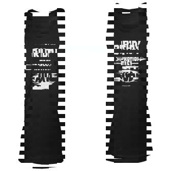 Birthday Protection Squad Cute Bday Party Gift Unisex Tank Top | Mazezy