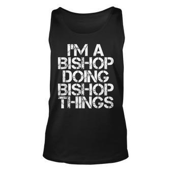 Bishop Funny Surname Family Tree Birthday Reunion Gift Idea Unisex Tank Top - Seseable