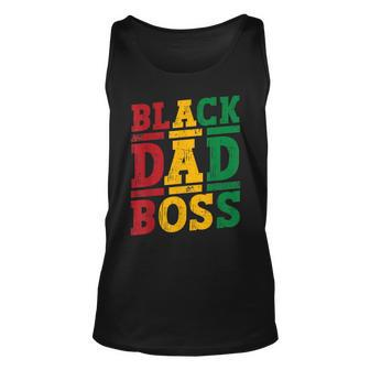 Black Dad Melanin Black History Month Fathers Day Unisex Tank Top - Thegiftio UK