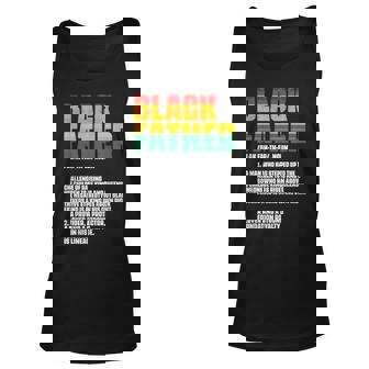Black Father Definition Father’S Day African American Dad Unisex Tank Top | Mazezy