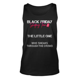 Black Friday Shopping Team Shirt - The Little One Unisex Tank Top | Mazezy