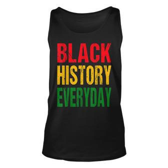 Black History Everyday - Black History Month Celebration Unisex Tank Top | Seseable CA