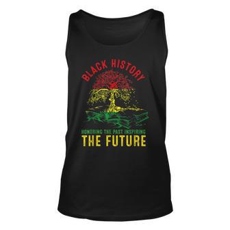 Black History Honoring Past Inspiring Future African Pride Unisex Tank Top - Seseable