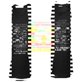 Black History Month Afro I Am The Storm African Pride Woman Unisex Tank Top - Seseable