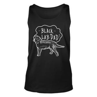 Black Labrador Dad T Black Labrador Retriever Gifts Unisex Tank Top | Mazezy