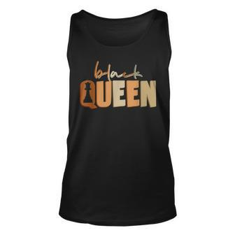 Black Queen Chess African American Black History Woman Unisex Tank Top - Seseable