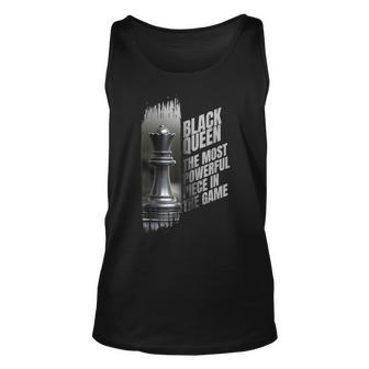 Black Queen Chess Black History Afro African Pride Women Unisex Tank Top - Seseable