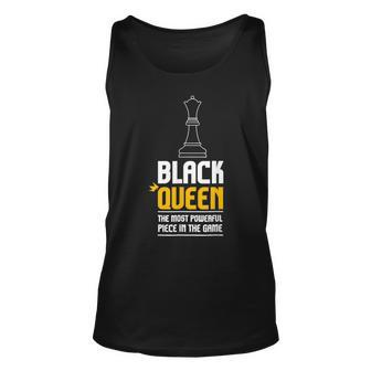 Black Queen Chess Black History Month Afro African Pride Unisex Tank Top - Seseable