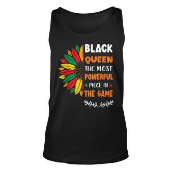 Black Queen The Most Powerful Piece Black History Awareness V2 Unisex Tank Top - Seseable