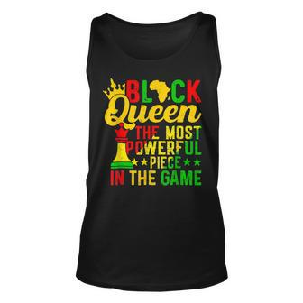 Black Queen The Most Powerful Piece Black History Month Unisex Tank Top - Seseable