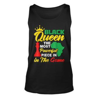Black Queen Unapologetically Educated African Black History Unisex Tank Top - Seseable