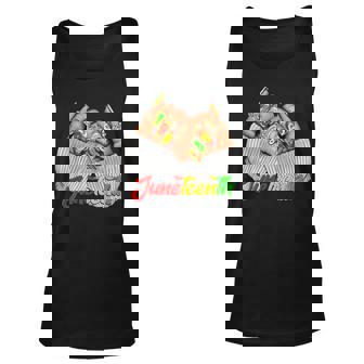 Black Woman Junenth Nails Junenth Afro Woman Hands Unisex Tank Top | Mazezy