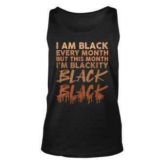 Blackity Black Every Month Black History Bhm African V8 Unisex Tank Top - Seseable