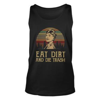 Blanche Devereaux Eat Dirt And Die Trash Vintage Men Women Tank Top Graphic Print Unisex - Thegiftio UK
