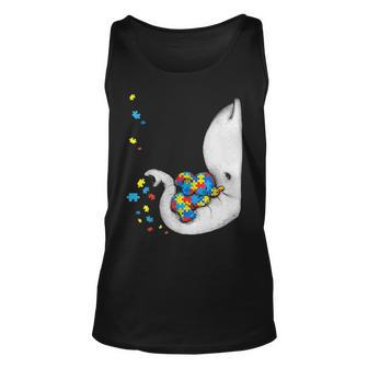 Bless Those Who See Life Through A Different Window Elephant Unisex Tank Top - Seseable