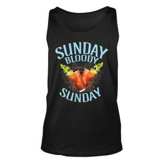 Bloody Mary Sunday Funny Drinking Alcohol Tee Unisex Tank Top | Mazezy