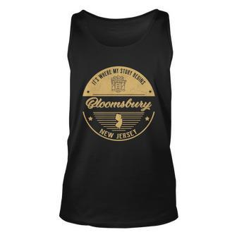 Bloomsbury New Jersey Its Where My Story Begins Unisex Tank Top - Seseable
