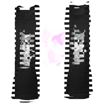 Boba Tea Cat Bubble Tea Cat Kawaii Anime Neko Girls Ns V2 Unisex Tank Top - Seseable