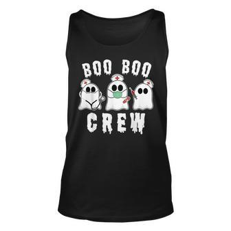 Boo Boo Crew Funny Nurse Halloween Ghost Costume V27 Men Women Tank Top Graphic Print Unisex - Thegiftio UK