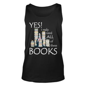 Book Bookworm Reading Book Book Woman Library Unisex Tank Top - Seseable