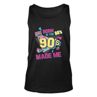 Born In The 80S But 90S Made Me Gift I Love 80S Love 90S Men Women Tank Top Graphic Print Unisex - Thegiftio UK