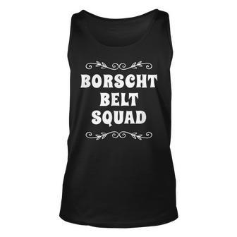 Borscht Belt Squad Yiddish Jewish Travel Upstate New York Unisex Tank Top | Mazezy DE