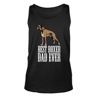 Boxer Dad Graphic T Best Boxer Dad Ever Gift For Mens Unisex Tank Top | Mazezy