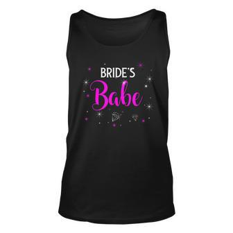 Brides Babe Bachelorette Party Bridesmaid Fanny Bridal Gift Unisex Tank Top | Mazezy