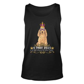 British King Iii Coronation Day 2023 Cocker Spaniel Gifts Unisex Tank Top | Mazezy