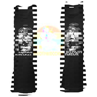 Mens Brothercorn Unicorn Father And Baby Fathers Day Brother Tank Top | Mazezy
