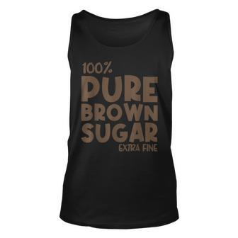 Brown Babe Proud African American Sugar Melanin Suga Black Unisex Tank Top | Mazezy