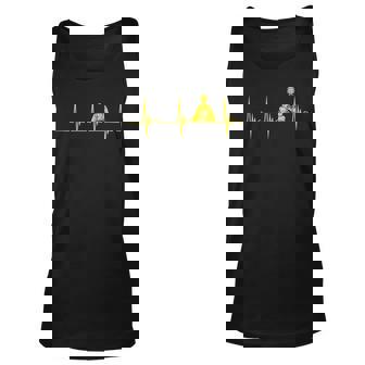 Buddha Statue Buddhist Heartbeat Ekg Pulse Zen Yoga Buddhism Tank Top | Mazezy