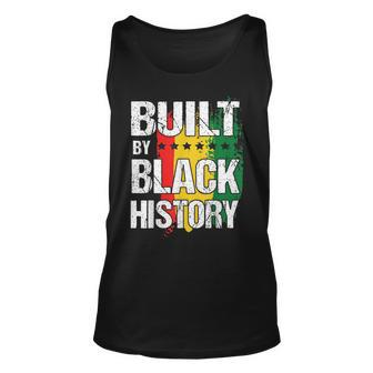 Built By Black History Month Bhm Black Afro African Pride Unisex Tank Top - Seseable
