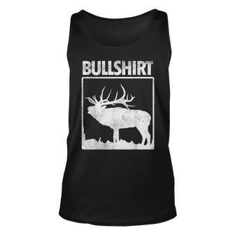 Bull Funny Bull Elk Deer Buck Bow Hunting Hunter Gift Unisex Tank Top - Seseable