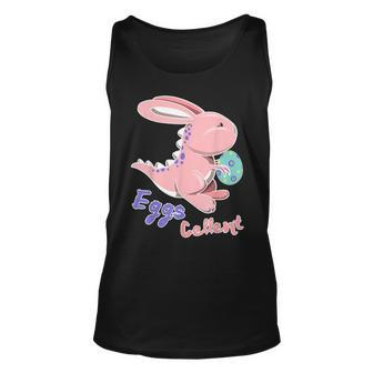 Bunnysaurus Easter T Rex Bunny Egg Hunting Rabbit V2 Unisex Tank Top - Seseable
