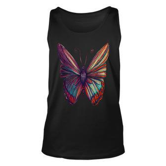 Butterfly Monarch Insect Pretty Unisex Tank Top - Seseable