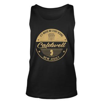 Caldwell New Jersey Its Where My Story Begins Unisex Tank Top - Seseable