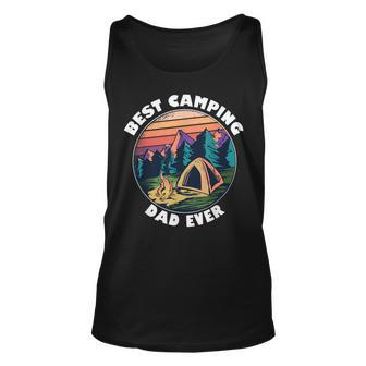 Camping Dad Best Dad Camper Father Camping Tank Top | Mazezy