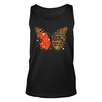 Can Do All Things Through Christ Who Strengthens Me V13 Unisex Tank Top - Seseable
