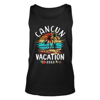 Cancun Mexico Vacation 2023 Matching Family Group Unisex Tank Top - Seseable