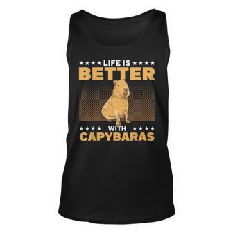 Capybara Capy Mama Capybara Liebhaber Wasserschwein Tank Top - Seseable