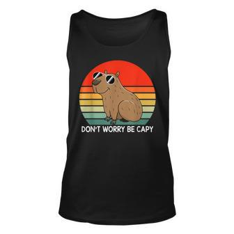 Capybara Dont Be Worry Be Capy Capybara Costume Tank Top | Mazezy