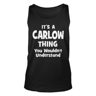 Carlow Thing College University Alumni Funny Unisex Tank Top - Seseable