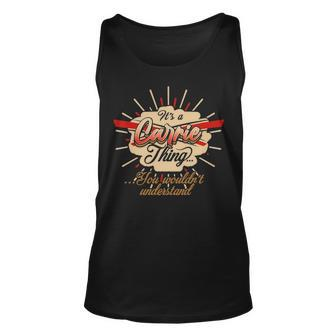 Carrie Gifts For Carrie Unisex Tank Top - Seseable