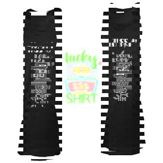 Casino Gambling Slot Machine Player This Is My Lucky Unisex Tank Top | Mazezy