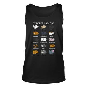 Cat Loaf Kitten Lover Funny Bread Baker Pastry Chef Unisex Tank Top | Mazezy